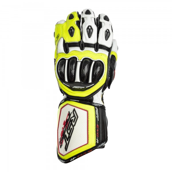 RST RST TRACTECH EVO 4 CE MENS GLOVESS YEL/BLACK/WHITE 08